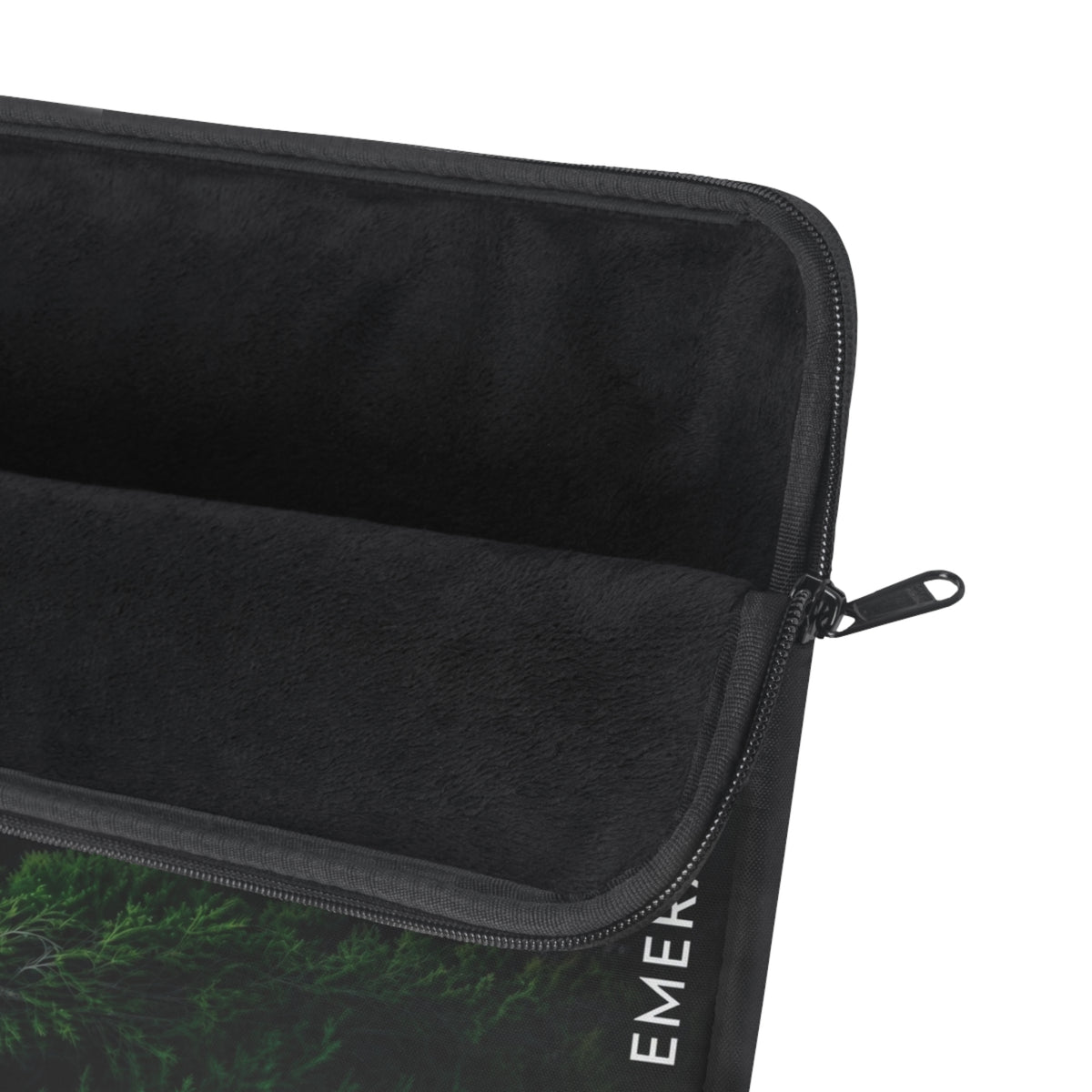 Emerald Cascade Waterfall Laptop Sleeve — Nature Scenic Protective Case