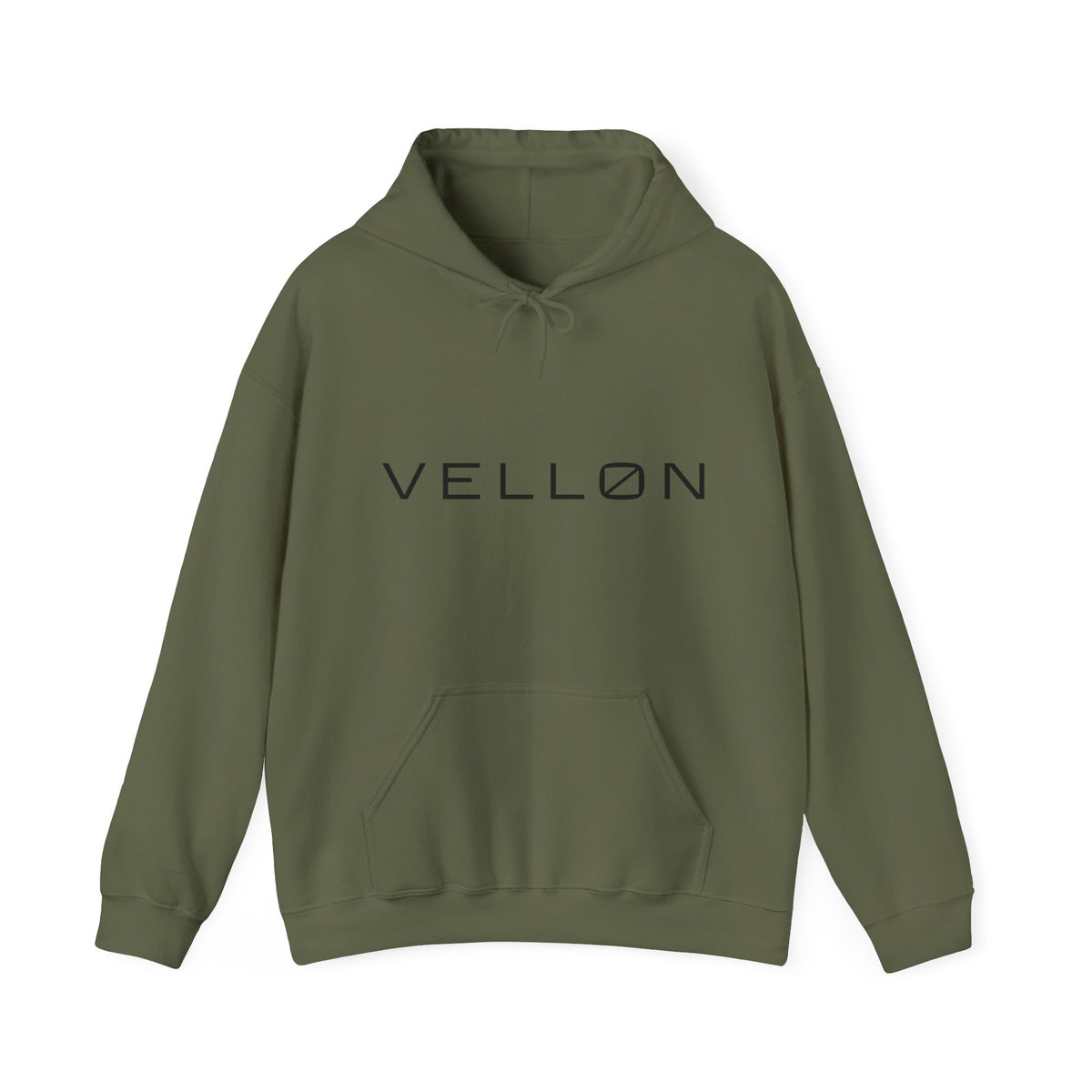 Vellon Mountain Logo Hoodie — Minimalist Outdoor Graphic Sweatshirt