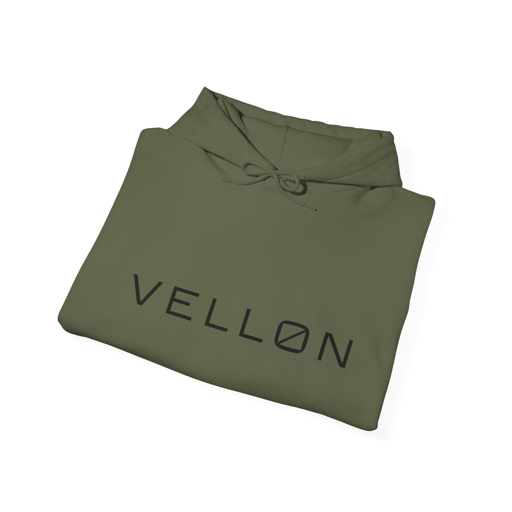 Vellon Mountain Logo Hoodie — Minimalist Outdoor Graphic Sweatshirt