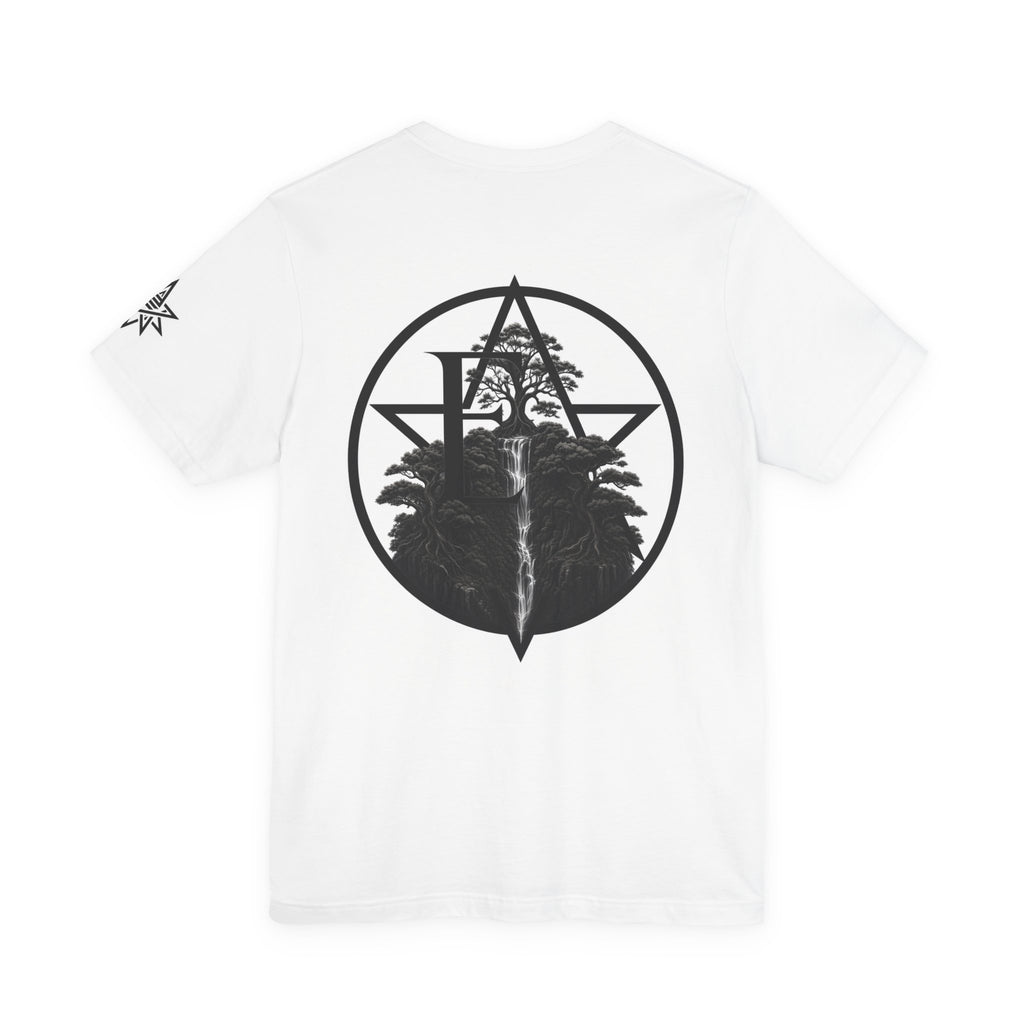 Empathy Script Tee | Star Geometric Back Graphic T-Shirt