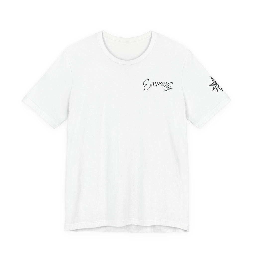 Empathy Script Tee | Star Geometric Back Graphic T-Shirt