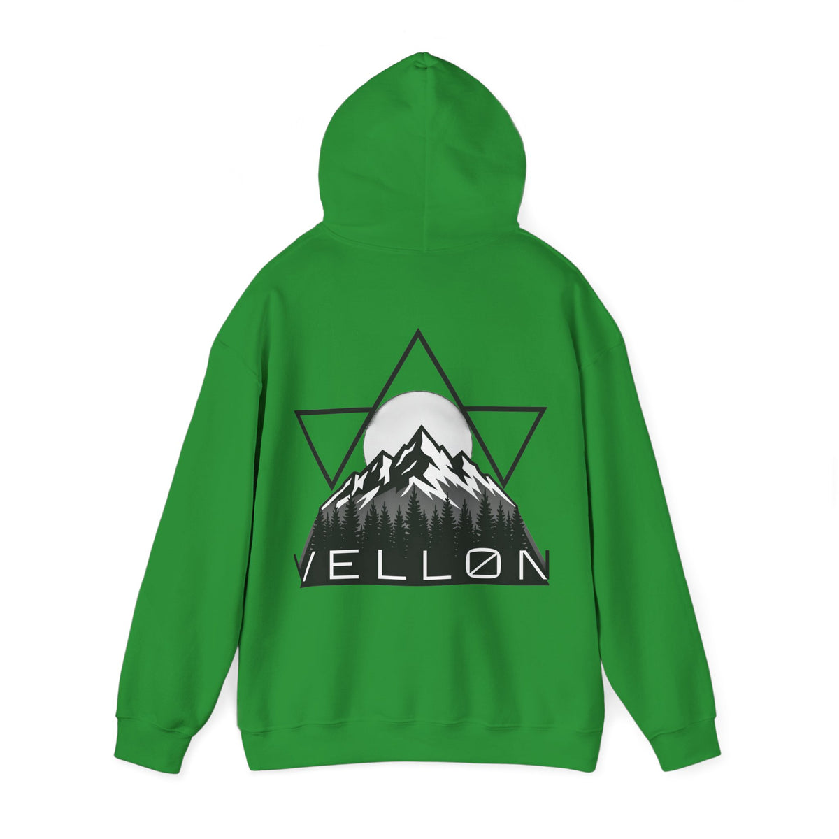 Vellon Mountain Logo Hoodie — Minimalist Outdoor Graphic Sweatshirt