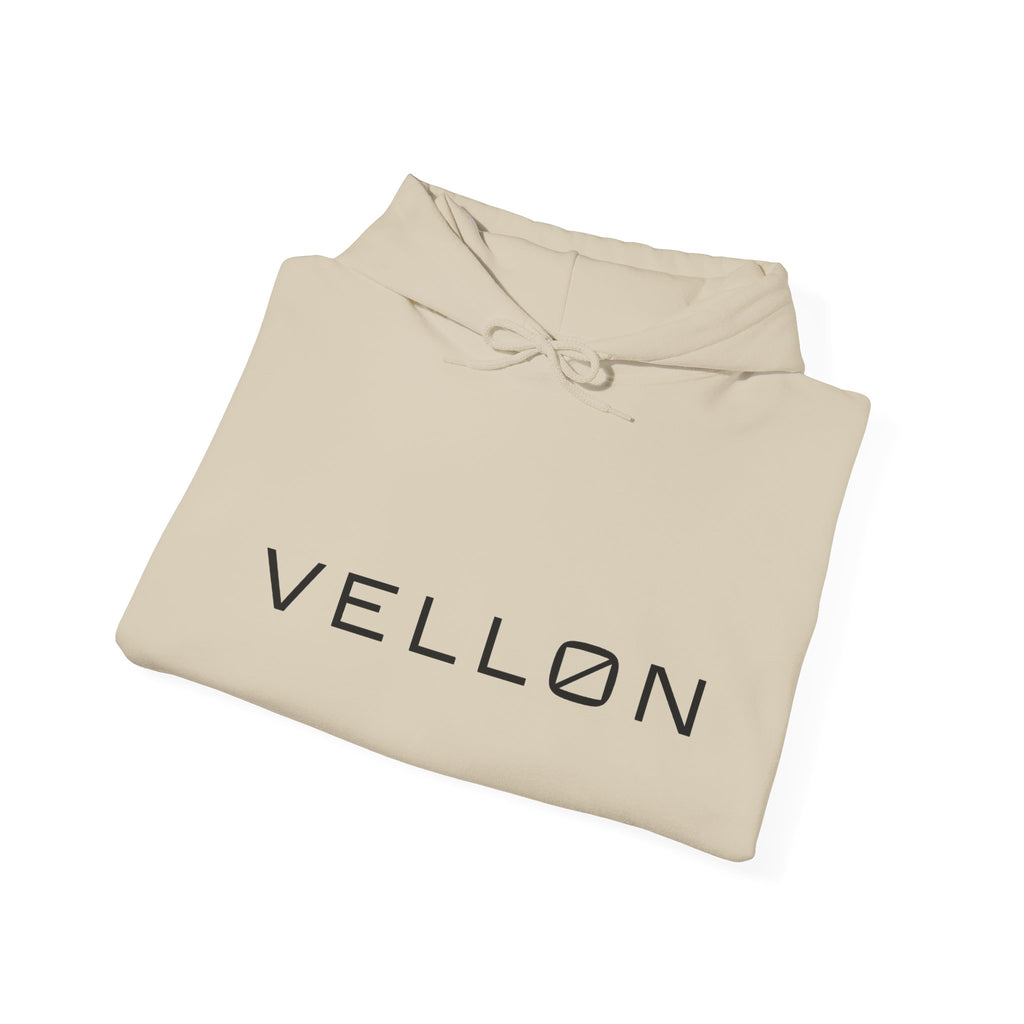 Vellon Mountain Logo Hoodie — Minimalist Outdoor Graphic Sweatshirt