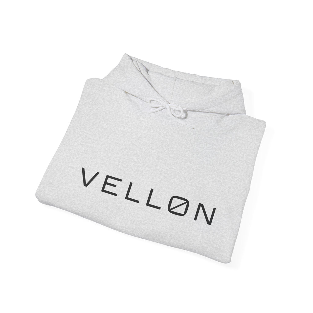 Vellon Mountain Logo Hoodie — Minimalist Outdoor Graphic Sweatshirt