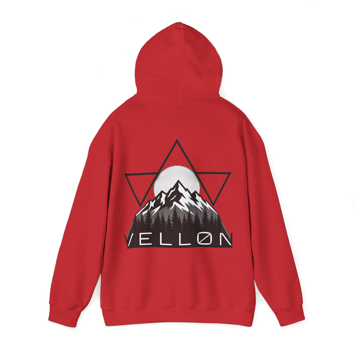 Vellon Mountain Logo Hoodie — Minimalist Outdoor Graphic Sweatshirt