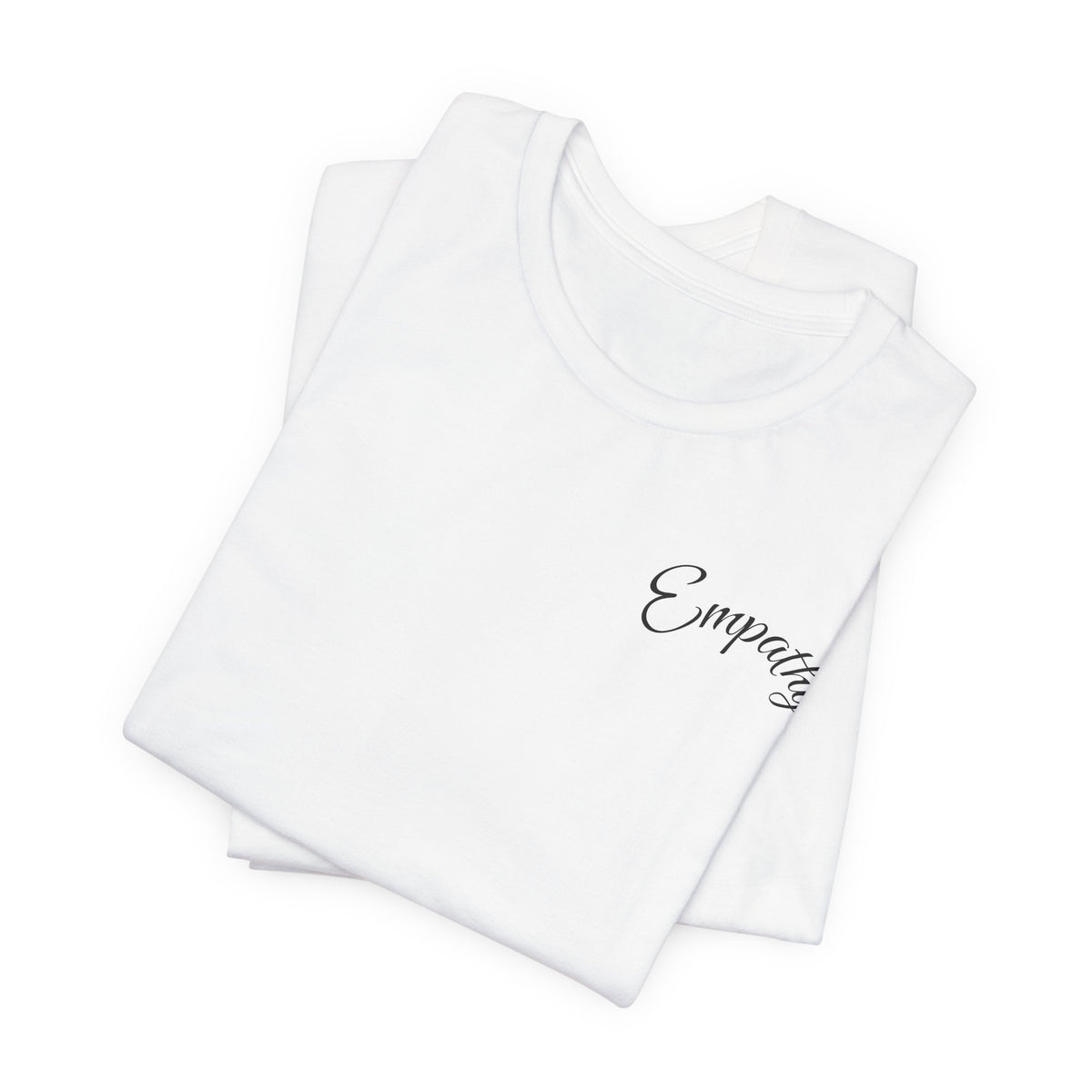 Empathy Script Tee | Star Geometric Back Graphic T-Shirt