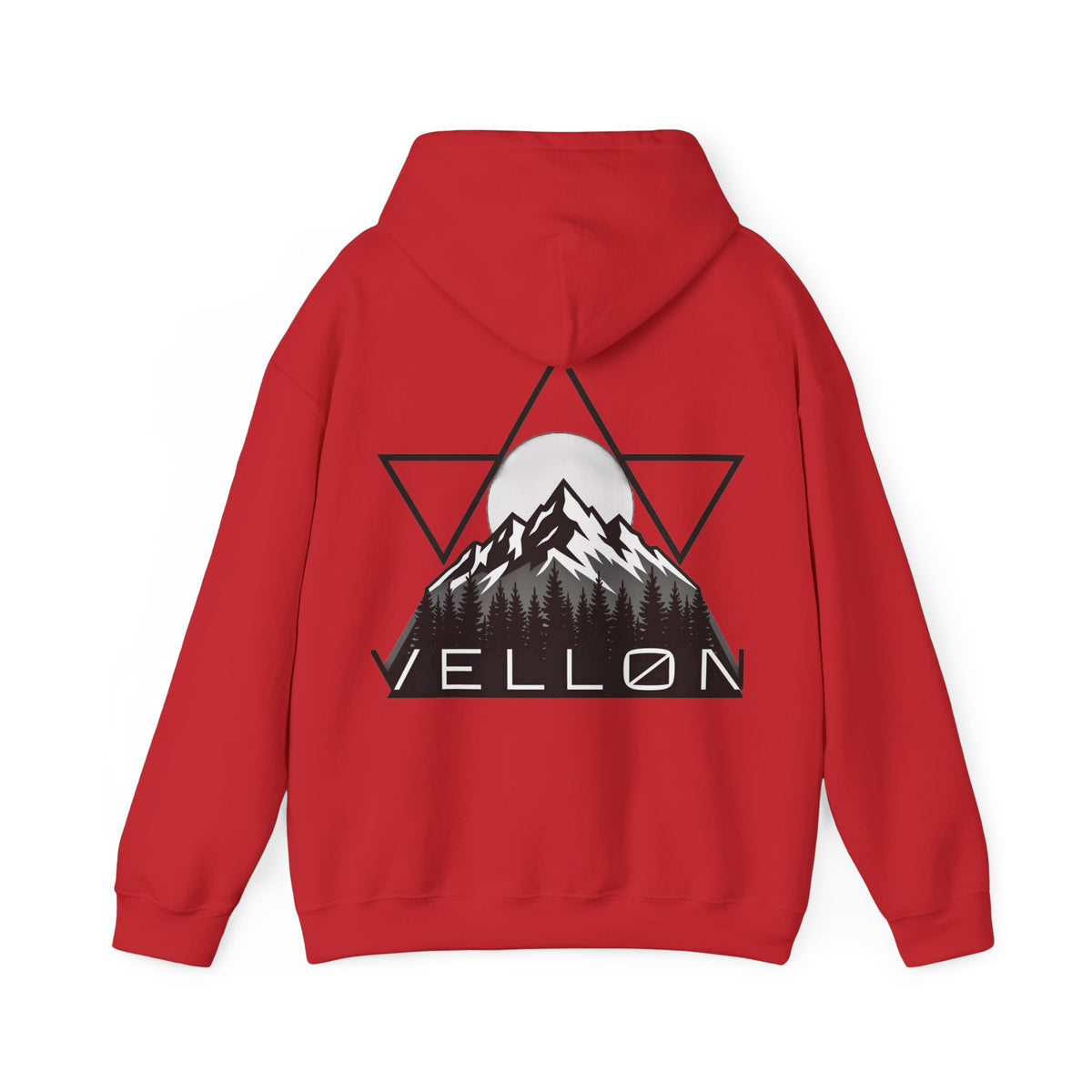 Vellon Mountain Logo Hoodie — Minimalist Outdoor Graphic Sweatshirt