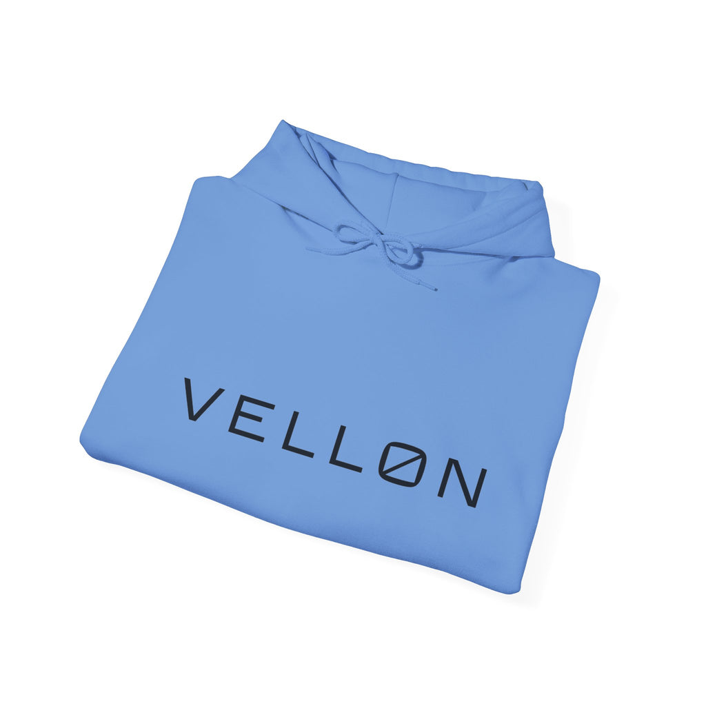 Vellon Mountain Logo Hoodie — Minimalist Outdoor Graphic Sweatshirt