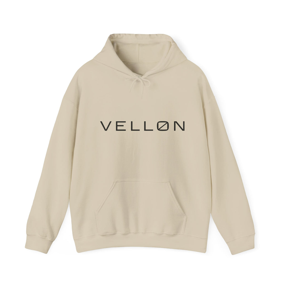 Vellon Mountain Logo Hoodie — Minimalist Outdoor Graphic Sweatshirt