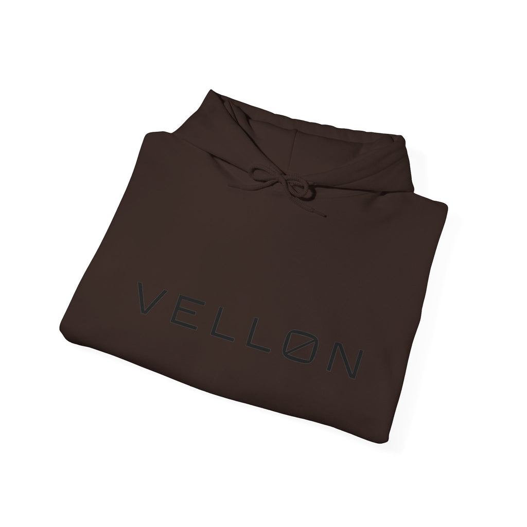 Vellon Mountain Logo Hoodie — Minimalist Outdoor Graphic Sweatshirt