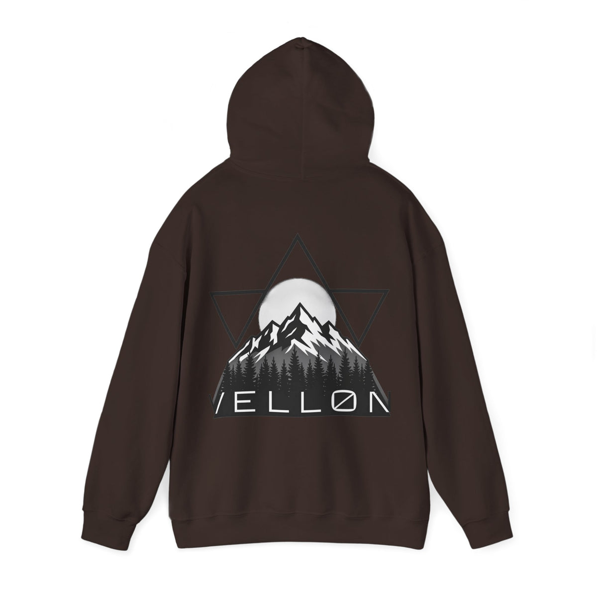 Vellon Mountain Logo Hoodie — Minimalist Outdoor Graphic Sweatshirt