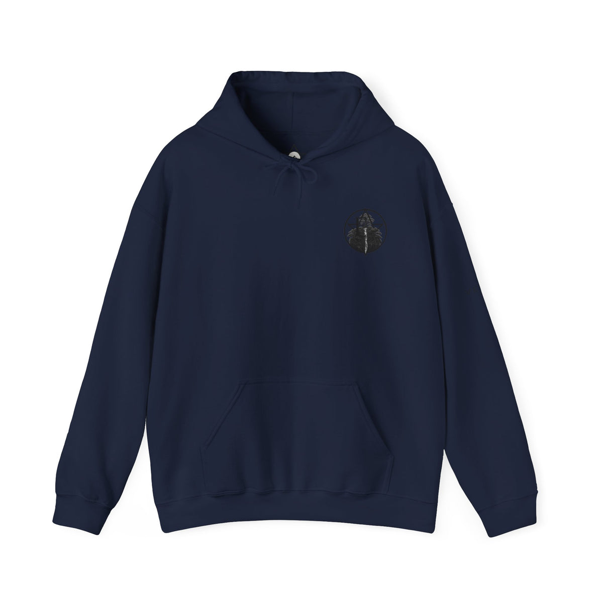Emerald Cascade Waterfall Hoodie — Nature Graphic Hooded Sweatshirt