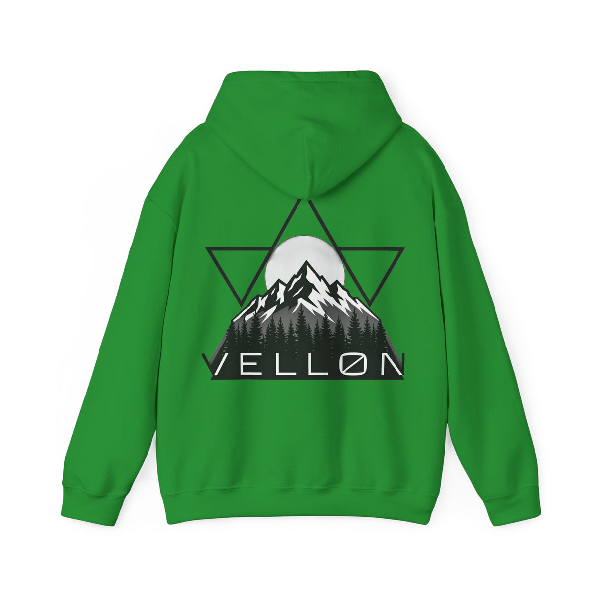 Vellon Mountain Logo Hoodie — Minimalist Outdoor Graphic Sweatshirt